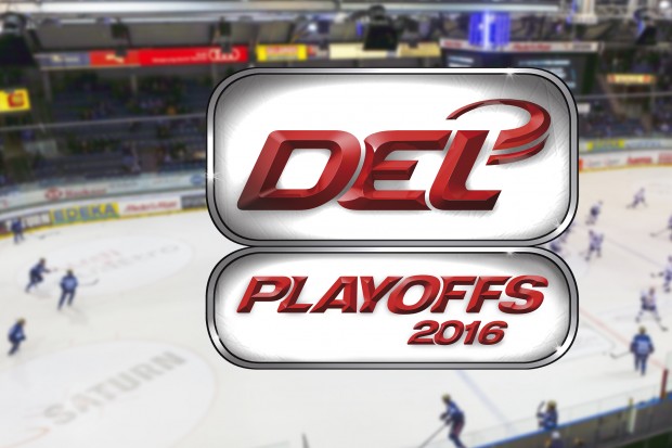 Die DEL-Playoffs 2016 beginnen heute Abend. Foto (Hintergrund): st-foto.de