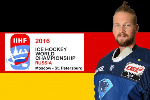 Timo Pielmeier represents the Panthers at the IIHF Worlds