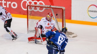 With positive images in their heads (like David Elsner's goal in game 1), the Panthers travel to game 2. Foto: Oliver Strisch / st-foto.de With positive images in their heads (like David Elsner's goal in game 1), the Panthers travel to game 2. Foto: Oliver Strisch / st-foto.de