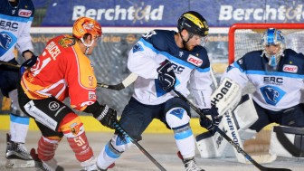 Schon in den vergangenen Jahren spielte der ERC in der Vorbereitung gegen seinen Kooperationspartner Kaufbeuren. Foto: City Press Schon in den vergangenen Jahren spielte der ERC in der Vorbereitung gegen seinen Kooperationspartner Kaufbeuren. Foto: City Press