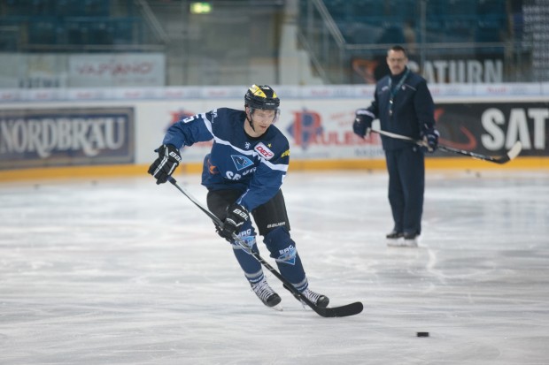 Speedy on the racing tracks, Ekström proved that he is fast on the blades, too. Foto: Ritchie Herbert