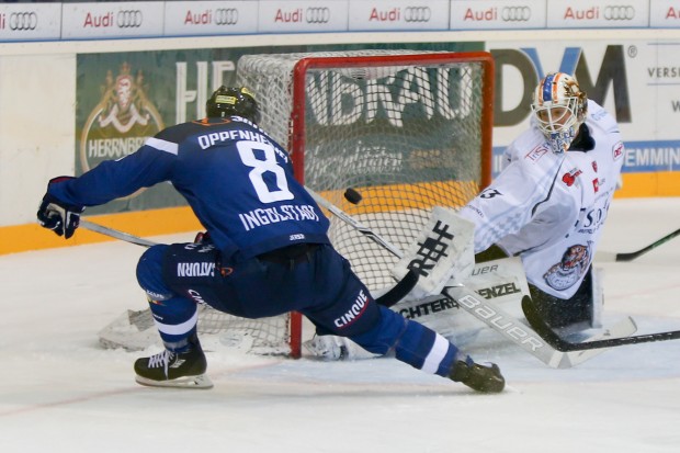 Thomas Oppenheimer markierte zwei Panther-Tore. Foto: Meyer / kbumm.de