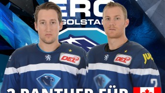 Brandon Buck (left) and Patrick McNeill will play at Deutschland Cup for their native land.