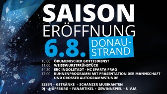 Das Programm der Saisoneröffnung des ERC beginnt am 6. August bereits um 10 Uhr am Donaustrand...
