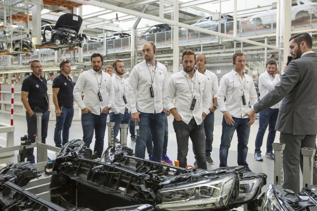 So wird ein Audi A3 gebaut - Werksführung durch die Montagelinie. Foto: Stefan Sauer / Audi