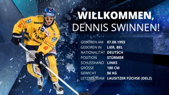 Dennis Swinnen hat beim ERC unterschrieben. City Press Dennis Swinnen hat beim ERC unterschrieben. City Press