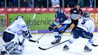 Im Hinspiel gewann der ERC mit 1:0 nach Verlängerung. Foto: Jens Hagen Im Hinspiel gewann der ERC mit 1:0 nach Verlängerung. Foto: Jens Hagen