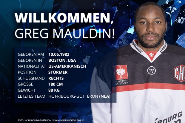 Verstärkung für den Angriff: Greg Mauldin.