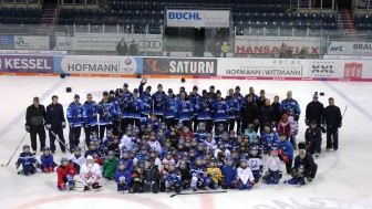 Das Gruppenfoto des Kids on Ice Day November 2017. Foto: Thomas Binder