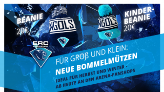 Eine Neuheit an den Arena-Fanshops: die neuen Beanies Eine Neuheit an den Arena-Fanshops: die neuen Beanies