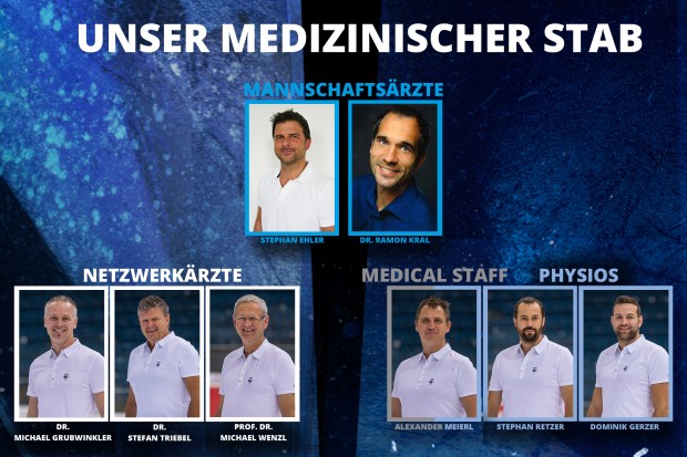 Auf dieses Team vertrauen die Spieler in puncto Gesundheit