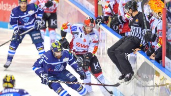 Rund ums Heimspiel gegen Bremerhaven ist viel geboten.
Foto: Johannes TRAUB / ST-Foto.de