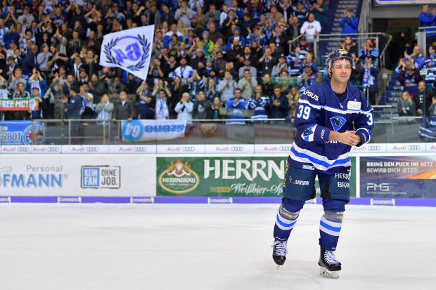 Thomas Greilinger hat sich in elf Jahren als Meisterpanther, Rekordspieler und Clublegende in die Vereinschronik eingetragen.
Foto: Johannes TRAUB / ST-Foto.de  