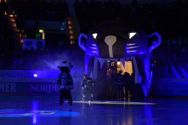 Unterstützen Sie die Panther live im Stadion.
Foto: Johannes TRAUB / ST-Foto.de  