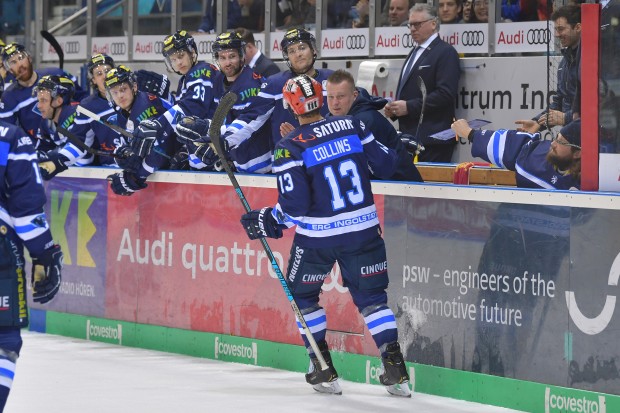 Mike Collins traf zum wichtigen 2:0.
Foto: Johannes TRAUB / ST-Foto.de  