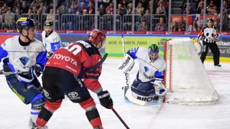Jochen Reimer hielt stark, dennoch gewann am Ende Köln. Foto: Schäfer / DEL-Photosharing Jochen Reimer hielt stark, dennoch gewann am Ende Köln. Foto: Schäfer / DEL-Photosharing