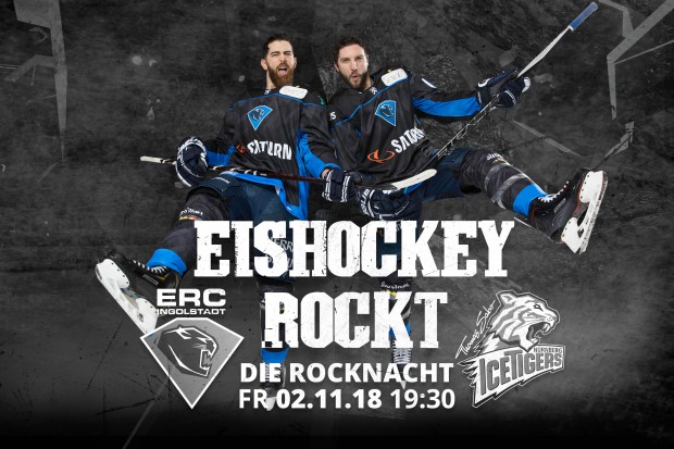 Eishockey rockt! Der ERC rockt. Die Saturn-Arena rockt. Foto: Bösl / kbumm