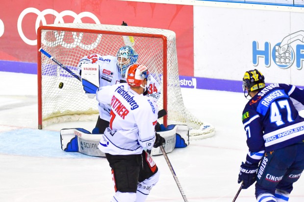 Im Hinspiel in der Saturn-Arena traf Joachim Ramoser zum 1:0. Foto: Oliver STRISCH, st-foto.de