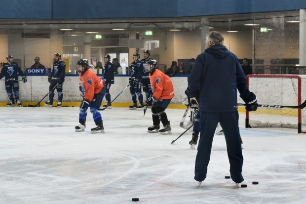 Trainer Doug Shedden war mit der Trainingsleistung von Wolf und Feigl zufrieden.