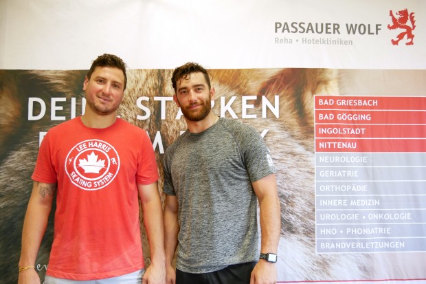 Geschafft: Pat Cannone (links) und Jerry D'Amigo haben, wie alle anderen ERC-Cracks, die Tests erfolgreich absolviert.