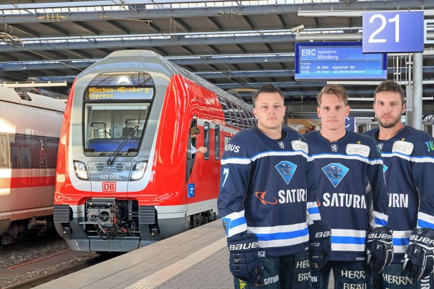 Der München-Nürnberg-Express der DB Regio Bayern bringt die Panther-Fans zu den IceTigers...

Foto: DB AG/Uwe Miethe