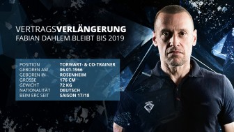 Fabian Dahlem arbeitet weiter im ERC-Trainerstab. Fabian Dahlem arbeitet weiter im ERC-Trainerstab.