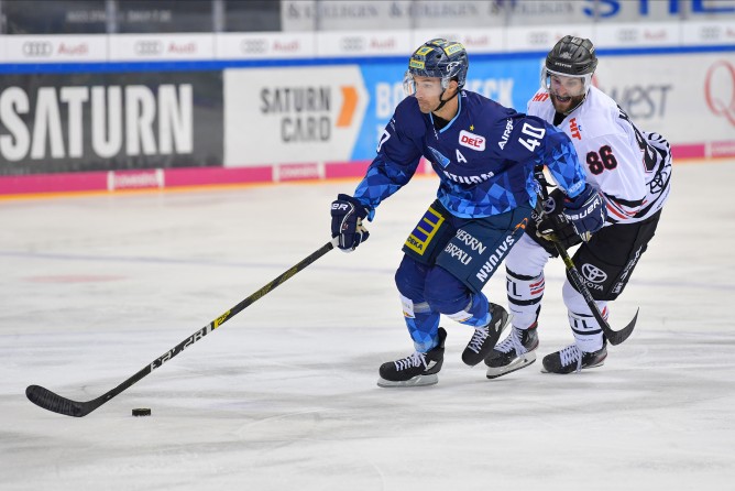 Die Panther um Darin Olver wollen mit Power in die finalen sieben Hauptrundenspiele gehen.
Foto: Johannes TRAUB / JT-Presse.de