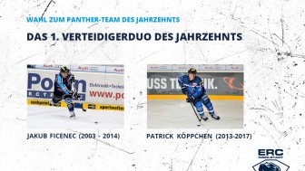 Jakub Ficenec und Patrick Köppchen sind die ersten beiden von insgesamt sechs Verteidigern im Team des Jahrzehnts.