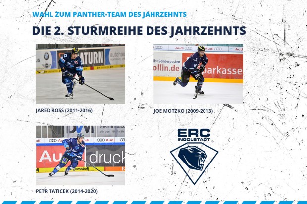 Jared Ross, Joe Motzko und Petr Taticek bilden die zweite Angriffsformation.