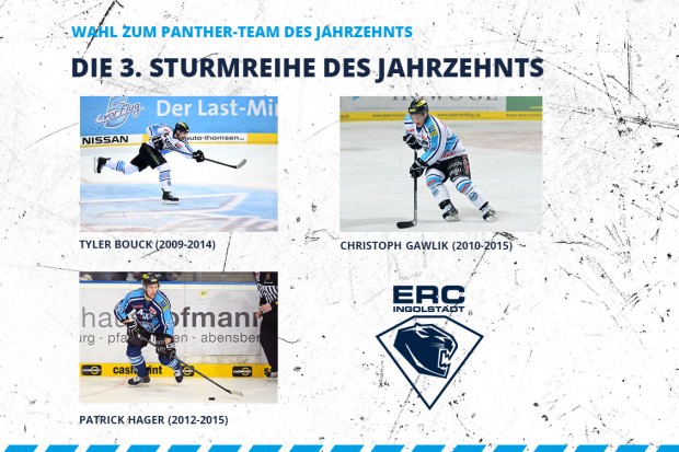 Die drei Meisterpanther Tyler Bouck, Christoph Gawlik und Patrick Hager haben das Rennen gemacht.