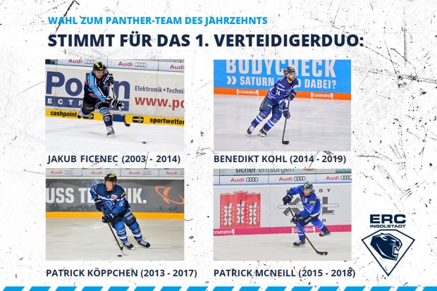Jakub Ficenec, Patrick Köppchen, Benedikt Kohl und Patrick McNeill sind die ersten vier Kandidaten für die Abwehr des Jahrzehnts.