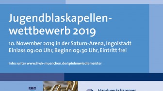 Der ERC unterstützt den Jugendblaskapellenwettbewerb der Handwerkskammer. Der ERC unterstützt den Jugendblaskapellenwettbewerb der Handwerkskammer.