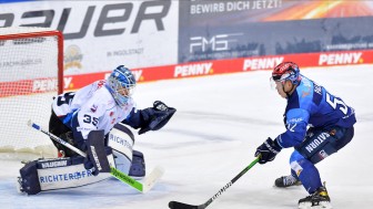 Petrus Palmu und die Panther wollen heute in Straubing an die gute Leistung anknüpfen.
Foto: Johannes TRAUB / JT-Presse.de