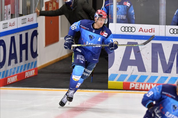 Daniel Pietta bestreitet morgen sein erstes DEL-Spiel für den ERC.
Foto: Johannes TRAUB / JT-Presse.de