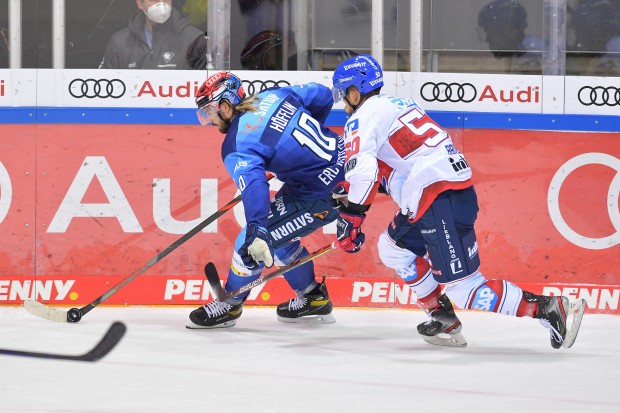 Mirko Höfflin und die Panther wollen sich morgen gegen die Adler durchsetzen.
Foto: Johannes TRAUB / JT-Presse.de