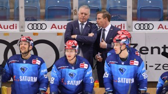 Doug Shedden (li.) und Tim Regan (re.) werden die Panther auch weiterhin coachen.
Foto: Johannes TRAUB / JT-Presse.de Doug Shedden (li.) und Tim Regan (re.) werden die Panther auch weiterhin coachen.
Foto: Johannes TRAUB / JT-Presse.de