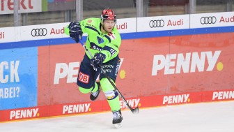 Daniel Pietta spielt morgen zum 800. Mal in der DEL.
Foto: Johannes Traub/JT-Presse.de