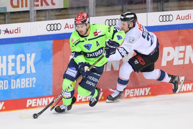 Die Panther um Stürmer Wayne Simpson waren von den Ice Tigers erneut nicht zu stoppen.
Foto: Johannes Traub/JT-Presse.de