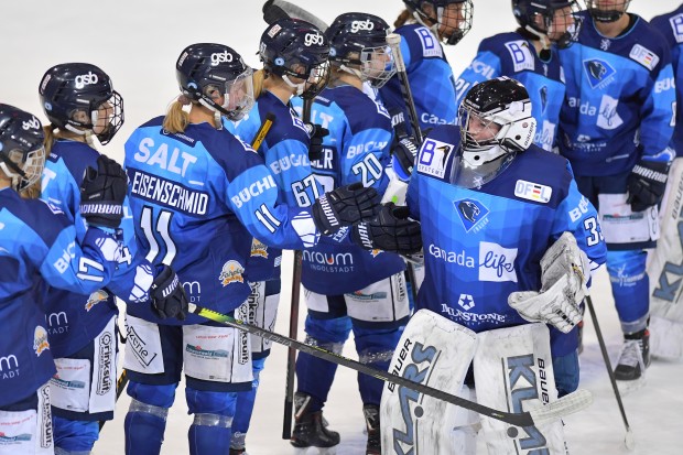 Die ERC-Frauen kämpfen am Wochenende um den Einzug in das Final Four des EWHL Supercups.
Foto: Johannes Traub/JT-Presse.de