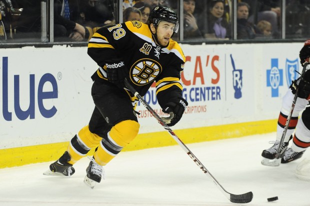 David Warsofsky lief insgesamt 59 Mal in der NHL auf. Unter anderem für die Boston Bruins.
Foto: Imago Images
