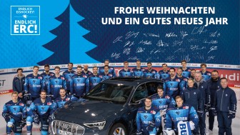 Der ERC Ingolstadt wünscht frohe Weihnachten und ein gutes neues Jahr.
Foto: Bösl Der ERC Ingolstadt wünscht frohe Weihnachten und ein gutes neues Jahr.
Foto: Bösl