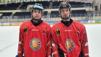 Niklas Hübner (li.) und Lukas Ullmann (re.) wurden als erste Panther-Nachwuchsspieler für die U18 nominiert.