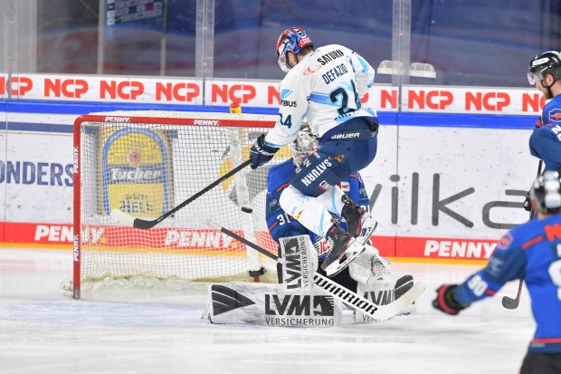 Brandon DeFazio schnürte beim Derbysieg einen Doppelpack.
Foto: Johannes Traub/JT-Presse.de