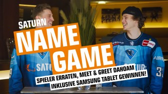 Die erste Folge des SATURN NameGame ist online: Spieler erraten, Meet & Greet dahoam inkl. Samsung Tablet gewinnen! Die erste Folge des SATURN NameGame ist online: Spieler erraten, Meet & Greet dahoam inkl. Samsung Tablet gewinnen!