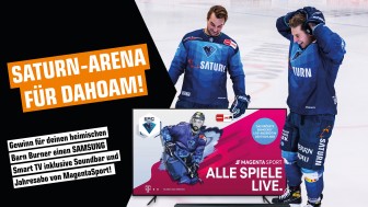 Mit SATURN einen Smart TV, eine Soundbar und ein Jahr MagentaSport gewinnen! Mit SATURN einen Smart TV, eine Soundbar und ein Jahr MagentaSport gewinnen!