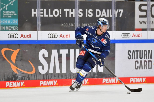 Louis-Marc Aubry traf am Freitag in Bietigheim doppelt.
Foto: Johannes Traub/JT-Presse.de