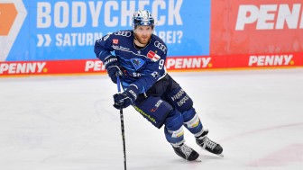 Frederik Storm nimmt zum elften Mal in Folge an der Eishockey-Weltmeisterschaft teil.
Foto: Johannes Traub/JT-Presse.de