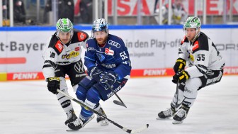 Im letzten Spiel vor der Pause treffen David Warsofsky und die Panther zuhasue auf Krefeld.
Foto: Johannes Traub/JT-Presse.de