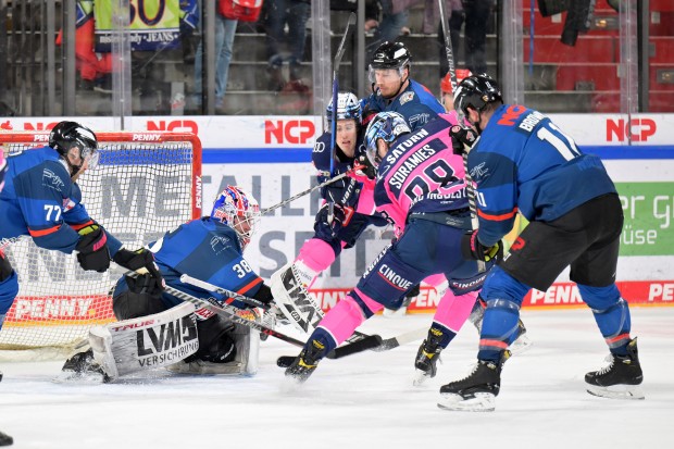 Bei den Nürnberg Ice Tigers war für die Panther diesmal nichts zu holen.
Foto: Johannes Traub/JT-Presse.de