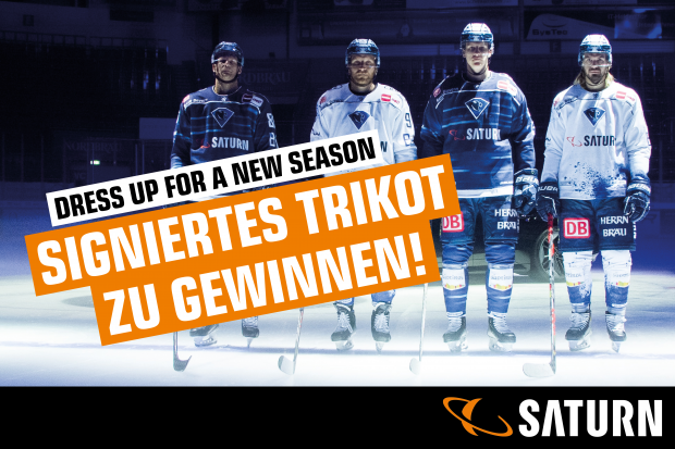 Derss up for a new season! 
Mit unserem Trikotpartner SATURN drei signierte Panther-Trikots gewinnen!